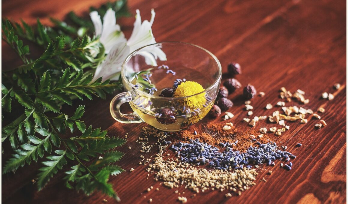 clear tea cup on brown surface